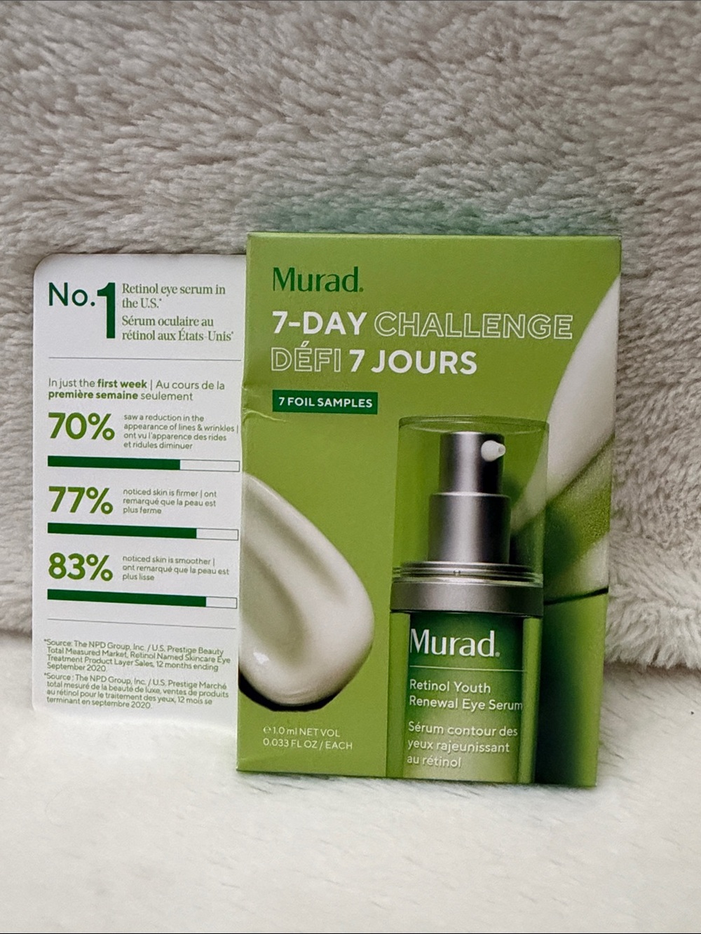 3-Pack Murad 7-Day Challenge Retinol Youth Renewal Eye Serum - Green